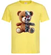 Мужская футболка Ведмедик робот Лимонный фото