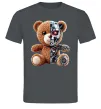 Мужская футболка Ведмедик робот Графит фото