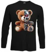 Лонгслив Ведмедик робот Черный Лонгслив Ведмедик робот Черный фото