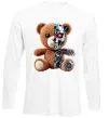 Лонгслив Ведмедик робот Белый Лонгслив Ведмедик робот Белый фото