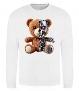 Світшот Ведмедик робот Білий фото