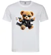 Чоловіча футболка Ведмедик з пістолетом Білий Чоловіча футболка Ведмедик з пістолетом Білий фото