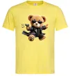 Чоловіча футболка Ведмедик з пістолетом Лимонний Чоловіча футболка Ведмедик з пістолетом Лимонний фото
