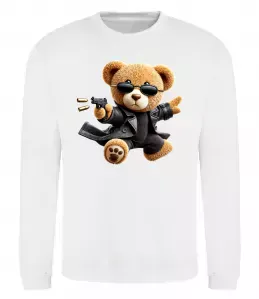 Свитшот Relaxed bear Черный фото Свитшот Relaxed bear Черный фото