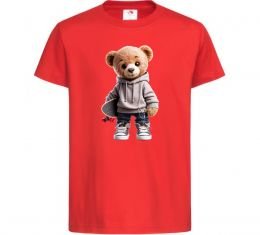Дитяча футболка Ведмедик зі скейтбордом Дитяча футболка Ведмедик зі скейтбордом