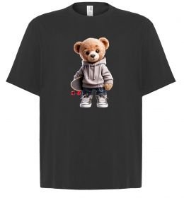 Футболка Оверсайз Ведмедик зі скейтбордом