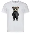 Чоловіча футболка Ведмедик в плащі Білий фото