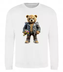 Свитшот Relaxed bear Черный фото Свитшот Relaxed bear Черный фото