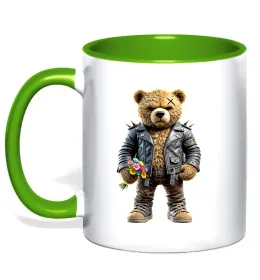 Чашка с цветной ручкой