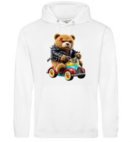 Жіноча толстовка (худі) Ведмедик на машині Жіноча толстовка (худі) Ведмедик на машині