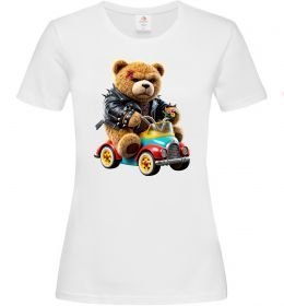 Жіноча футболка Ведмедик на машині Жіноча футболка Ведмедик на машині