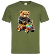 Мужская футболка Ведмедик на машині Оливковый Мужская футболка Ведмедик на машині Оливковый фото