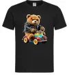Мужская футболка Ведмедик на машині Черный Мужская футболка Ведмедик на машині Черный фото
