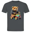 Мужская футболка Ведмедик на машині Графит Мужская футболка Ведмедик на машині Графит фото