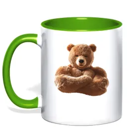 Чашка с цветной ручкой