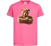 Детская футболка Ведмедик зі складеними руками Ярко-розовый Детская футболка Ведмедик зі складеними руками Ярко-розовый фото