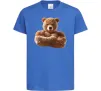 Детская футболка Ведмедик зі складеними руками Ярко-синий Детская футболка Ведмедик зі складеними руками Ярко-синий фото
