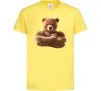 Детская футболка Ведмедик зі складеними руками Лимонный Детская футболка Ведмедик зі складеними руками Лимонный фото
