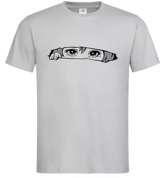 Мужская футболка Очі Серый фото