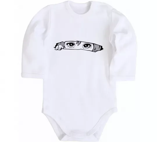 Детский боди Очі Белый фото