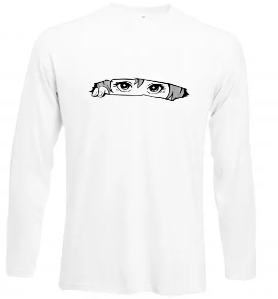 Лонгслив Очі Белый фото
