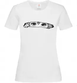 Женская футболка Очі Белый фото