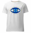 Мужская премиум футболка Око Белый фото