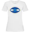 Женская футболка Око Белый фото