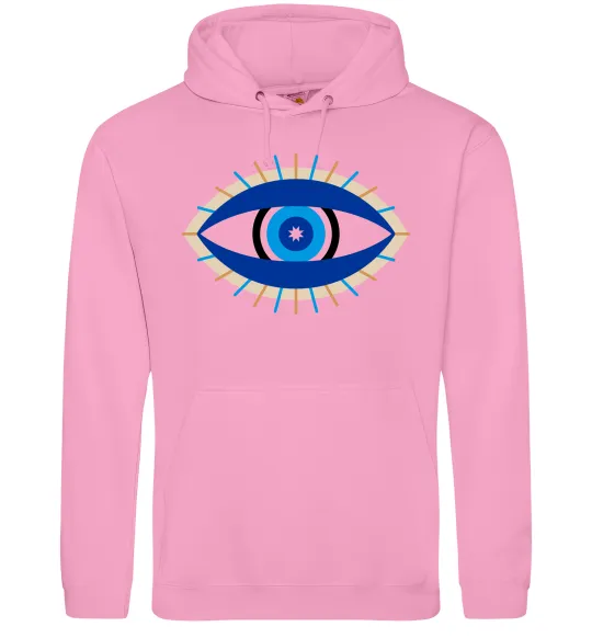 Мужская толстовка (худи) Око Розовый фото
