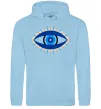 Женская толстовка (худи) Око Голубой фото
