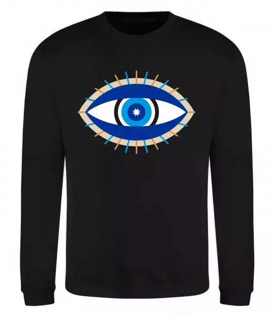 Свитшот Око Черный фото