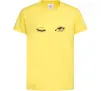 Дитяча футболка Очі підморгують Лимонний фото