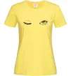 Женская футболка Очі підморгують Лимонный фото
