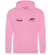 Женская толстовка (худи) Очі підморгують Розовый фото