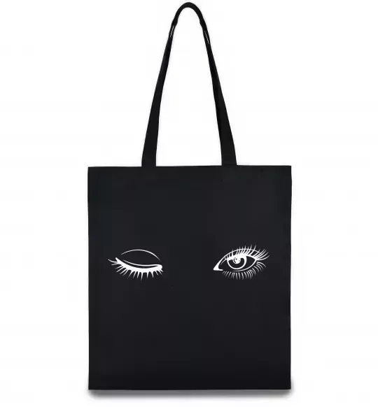Эко-сумка Очі підморгують Черный фото