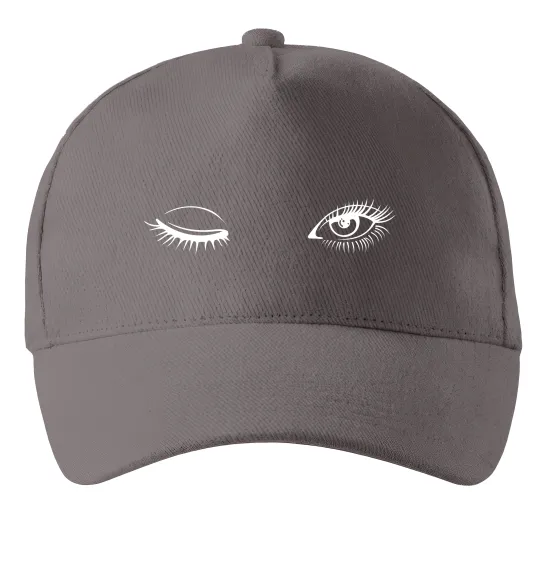 Кепка Очі підморгують Сірий фото