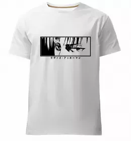 Мужская премиум футболка Очі блискавка сердечко Черный фото