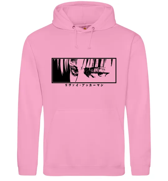 Жіноча толстовка (худі) Очі аніме з написом Рожевий фото