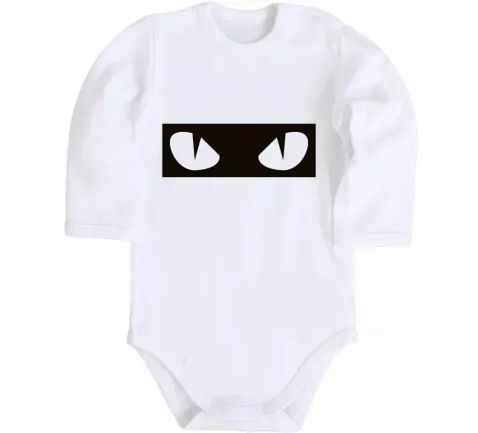 Детский боди Очі котячі Белый фото