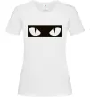 Женская футболка Очі котячі Белый фото