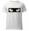 Мужская премиум футболка Очі котячі Белый фото