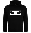 Мужская толстовка (худи) Очі котячі Черный фото