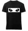 Мужская премиум футболка Очі котячі Черный фото
