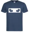 Чоловіча футболка Очі котячі Темно-синій Чоловіча футболка Очі котячі Темно-синій фото