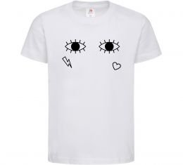 Детская футболка Очі блискавка сердечко