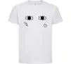 Детская футболка Очі блискавка сердечко Белый фото