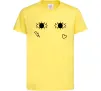 Детская футболка Очі блискавка сердечко Лимонный фото