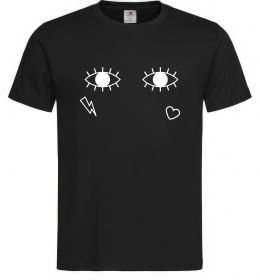Чоловіча футболка Очі блискавка сердечко