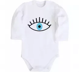Детский боди Око блакитне Белый фото