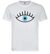 Мужская футболка Око блакитне Белый фото